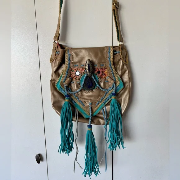 World Family Ibiza Leather Bag - Picture 3 of 11